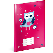 Sešit A4 Sovičky linkovaný 444 40 listů