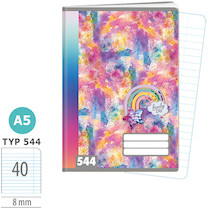 Sešit A5 Rainbow Ella linkovaný 544 40 listů