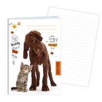 Sešit A6 Pes a kočka linkovaný 644 40 listů