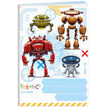 Sešit A6 Robotics linkovaný 644 40 listů