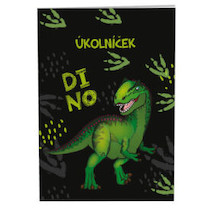 Školní deníček A6 úkolníček Dino