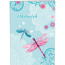 Školní deníček A6 úkolníček Dragonfly