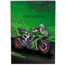Školní deníček A6 úkolníček Moto Race