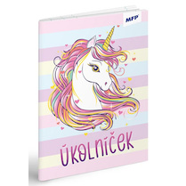 Školní deníček A6 úkolníček Unicorn