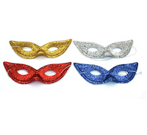 Škraboška glitr kočičí oči 1ks