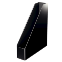 Stojan na časopisy Leitz WOW černý