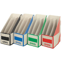 Stojan na časopisy Triobox zelená