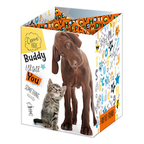 Stojánek na tužky papírový Pes a kočka