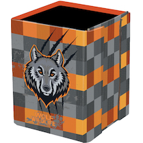 Stojánek na tužky papírový Vlk