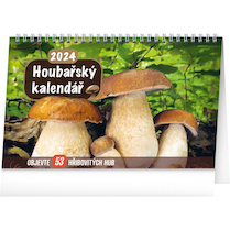 Stolní Houbařský kalendář 2024 23,1×14,5cm