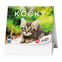 Stolní kalendář IDEÁL Kočky /s kočičími jmény/