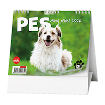 Stolní kalendář IDEÁL Pes, věrný přítel