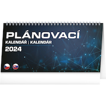 Stolní kalendář Plánovací CZ/SK 2024 25×12,5cm