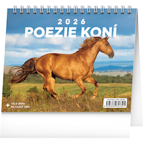 Stolní kalendář Poezie koní 16,5×13cm