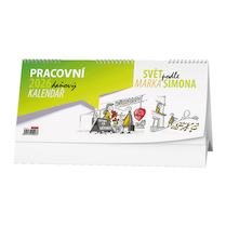 Stolní kalendář Pracovní daňový Svět podle Marka Simona