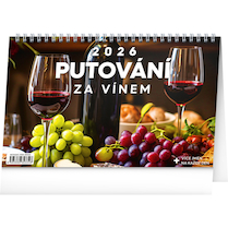 Stolní kalendář Putování za vínem 23,1×14,5cm