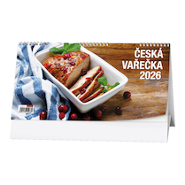 Stolní kalendář žánrový čtrnáctidenní Česká vařečka
