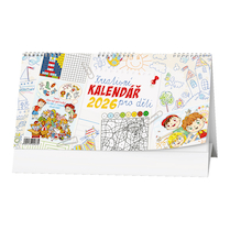 Stolní kalendář žánrový týdenní Kreativní kalendář pro děti