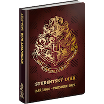 Studentský diář Harry Potter (září 2026 – prosinec 2027) 9,8 x 14,5 cm