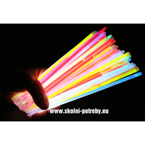 Svítící tyčinka náramek 20 cm 25ks