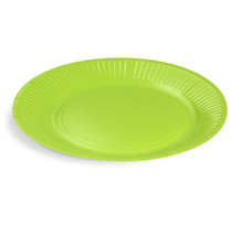 Talíř papírový zelený 10ks