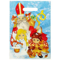 Taška PE Mikuláš, andílek a čert 24x35cm