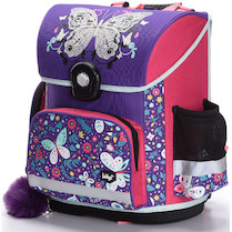 Taška školní anatomická Baagl Motýl + přívěšek zdarma