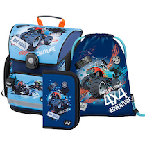 Taška školní anatomická Baagl Truck sada