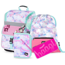 Taška školní anatomická Zippy Duha Kreativ sada