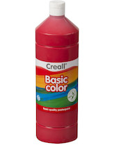 Tempera Creall basic 1000ml červená