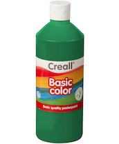 Tempera Creall basic 500ml tmavě zelená