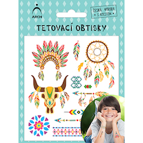 Tetovací obtisky 2552 Indián