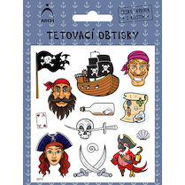 Tetovací obtisky 2572 Piráti