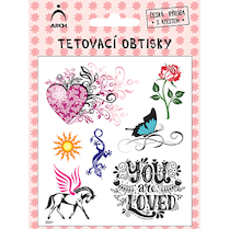 Tetovací obtisky 2591 Dívčí ornamenty