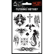 Tetovací obtisky černé fantasy