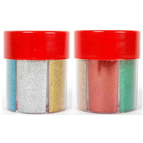 Třpytky glitterové 6 barev 15g