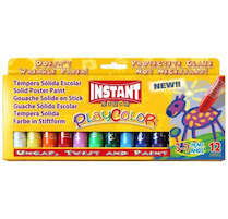 Tuhé temperové barvy PLAYCOLOR 12ks