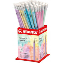 Tužka obyčejná Stabilo Swano pastel s pryží HB mix