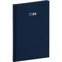 Týdenní diář Balacron tmavě modrý 15×21cm