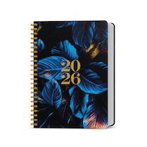 Týdenní diář Oskar Twin A5 Modré listy