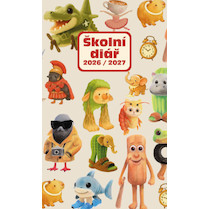 Týdenní diář školní Kamil lamino Postavičky