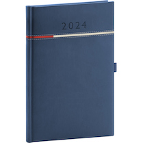 Týdenní diář Tomy 2024 modro-červený 15×21cm