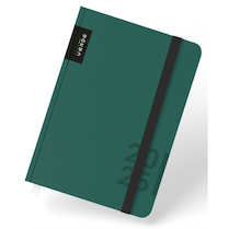 Týdenní diář VERDE A6 s gumičkou hořčicový