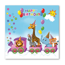 Ubrousky Happy Birthday Zvířátka