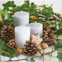 Ubrousky vánoční třívrstvé 20ks