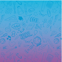 Ubrus na kreslení OMBRE girl