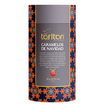 Vánoční balení černého čaje Tartlon karamelový 80g