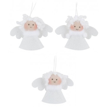 Vánoční figurky Anděl 3ks mix