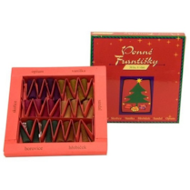 Vánoční vonné františky 36ks 6 vůní