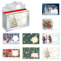 Vánoční obálka standard B6 mix